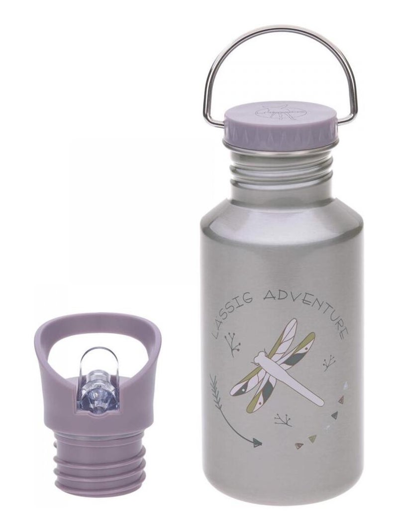 Gourde pour enfant inox Adventure Libelulle Gris - Kiabi