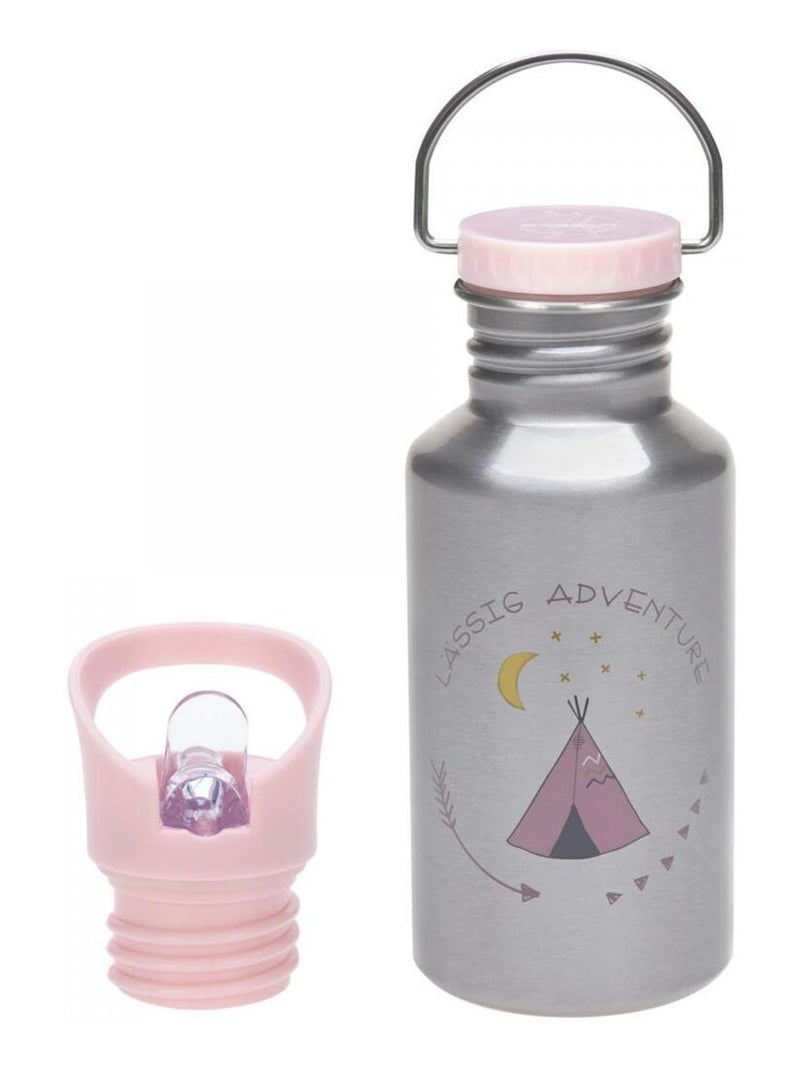 Gourde pour enfant inox Adventure Tipi Gris - Kiabi