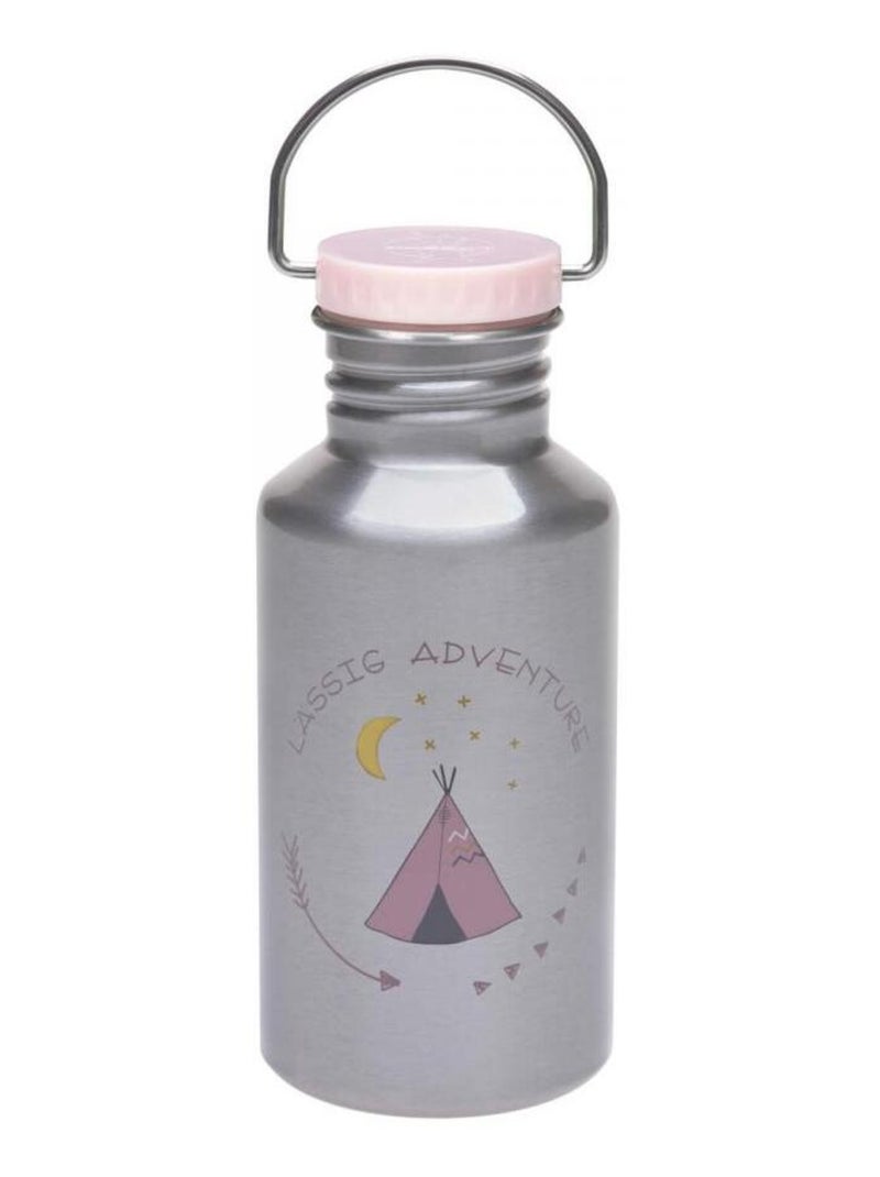 Gourde pour enfant inox Adventure Tipi Gris - Kiabi