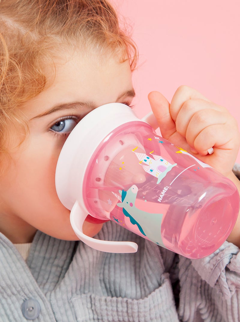 Gourde Pour Enfants Kiddie Bottle Fantasy Miniland Rose - Kiabi