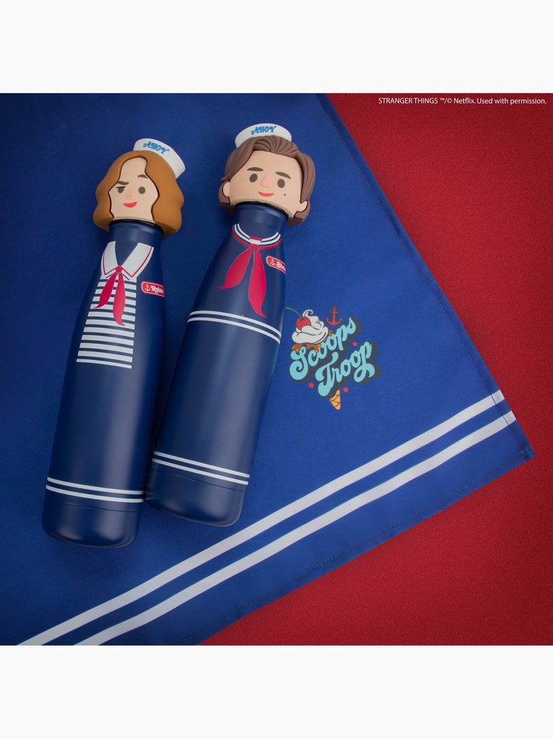 Gourde Sculptée Isotherme Robin Scoops Ahoy - Stranger Things Bleu - Kiabi