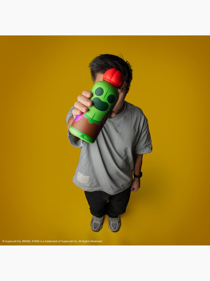 Gourde Sculptée Isotherme Spike - Brawl Stars Vert - Kiabi