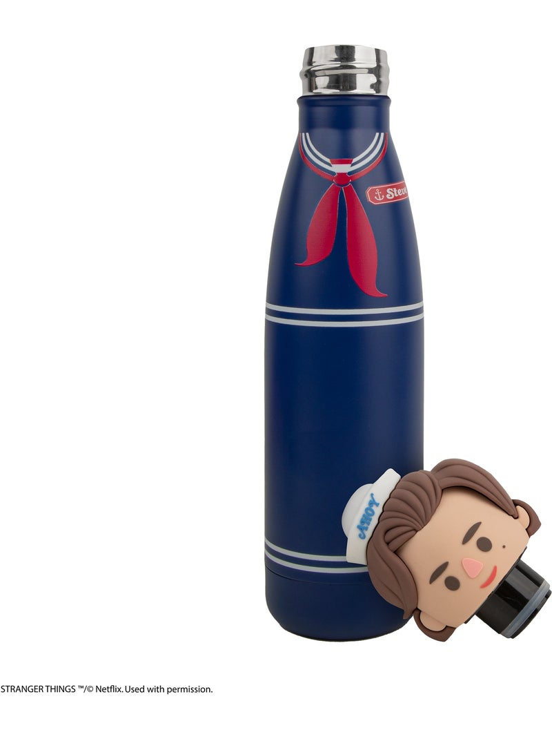Gourde Sculptée Isotherme Steve Scoops Ahoy - Stranger Things Bleu - Kiabi