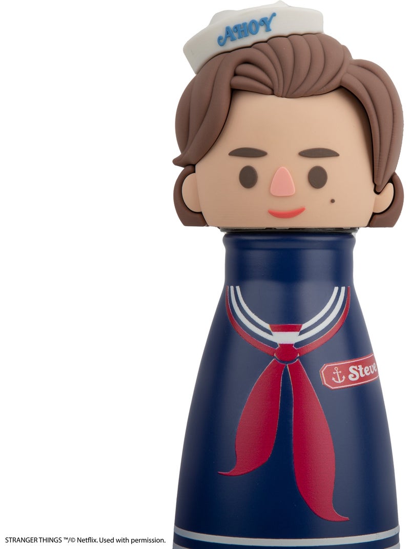 Gourde Sculptée Isotherme Steve Scoops Ahoy - Stranger Things Bleu - Kiabi