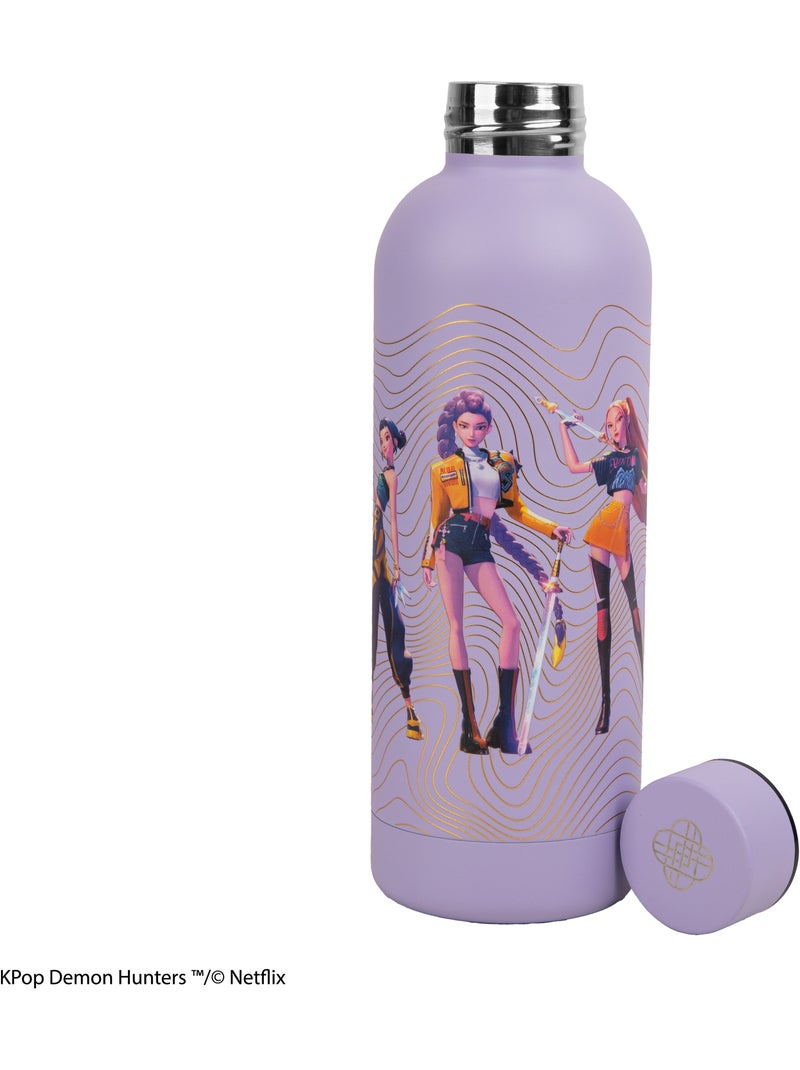 Gourde Signature Isotherme Honmoon - KPop Demon Hunters Violet - Kiabi