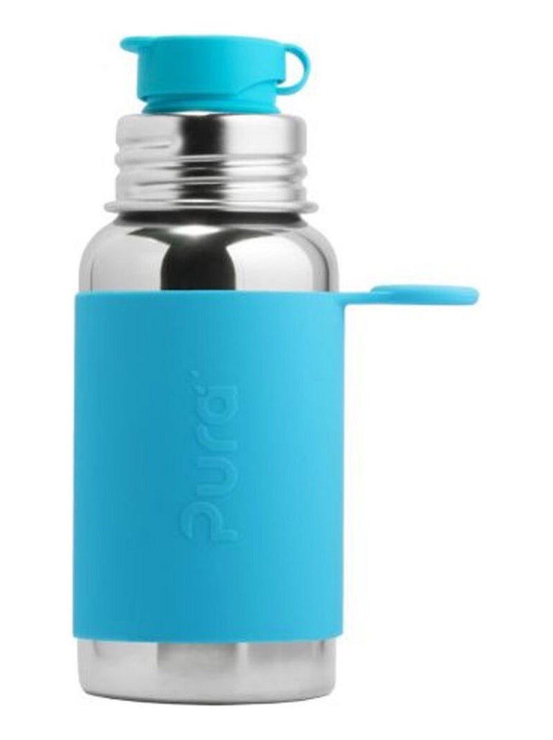 Gourde sport en inox 550 ml - Aqua Bleu - Kiabi