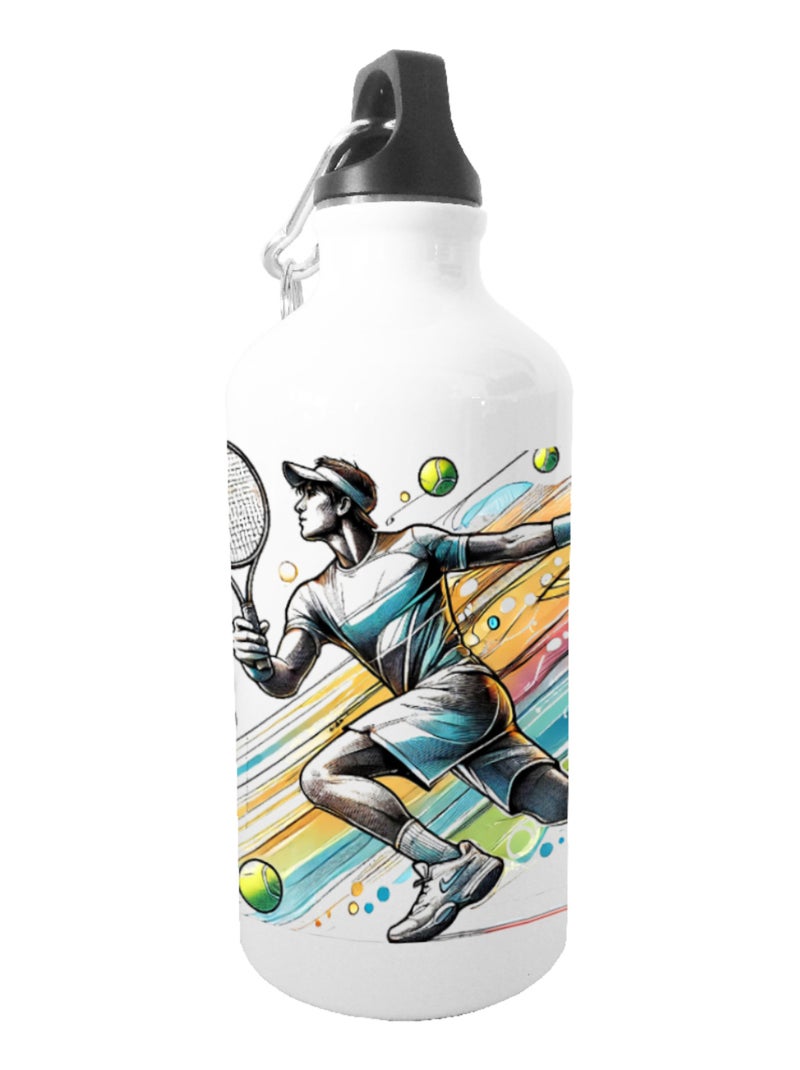Gourde sport Tennis Blanc - Kiabi
