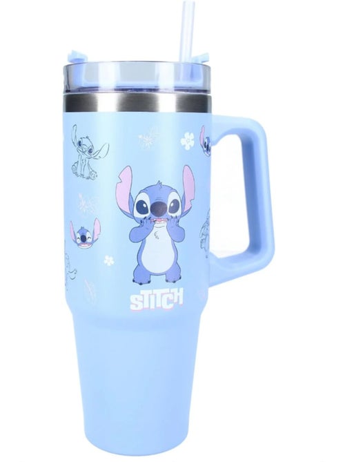 Gourde Stitch Disney - 900 ml - Paille intégrée - Kiabi