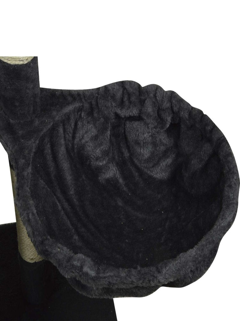 Grand arbre à chat Moon multi activités Gris - Kiabi