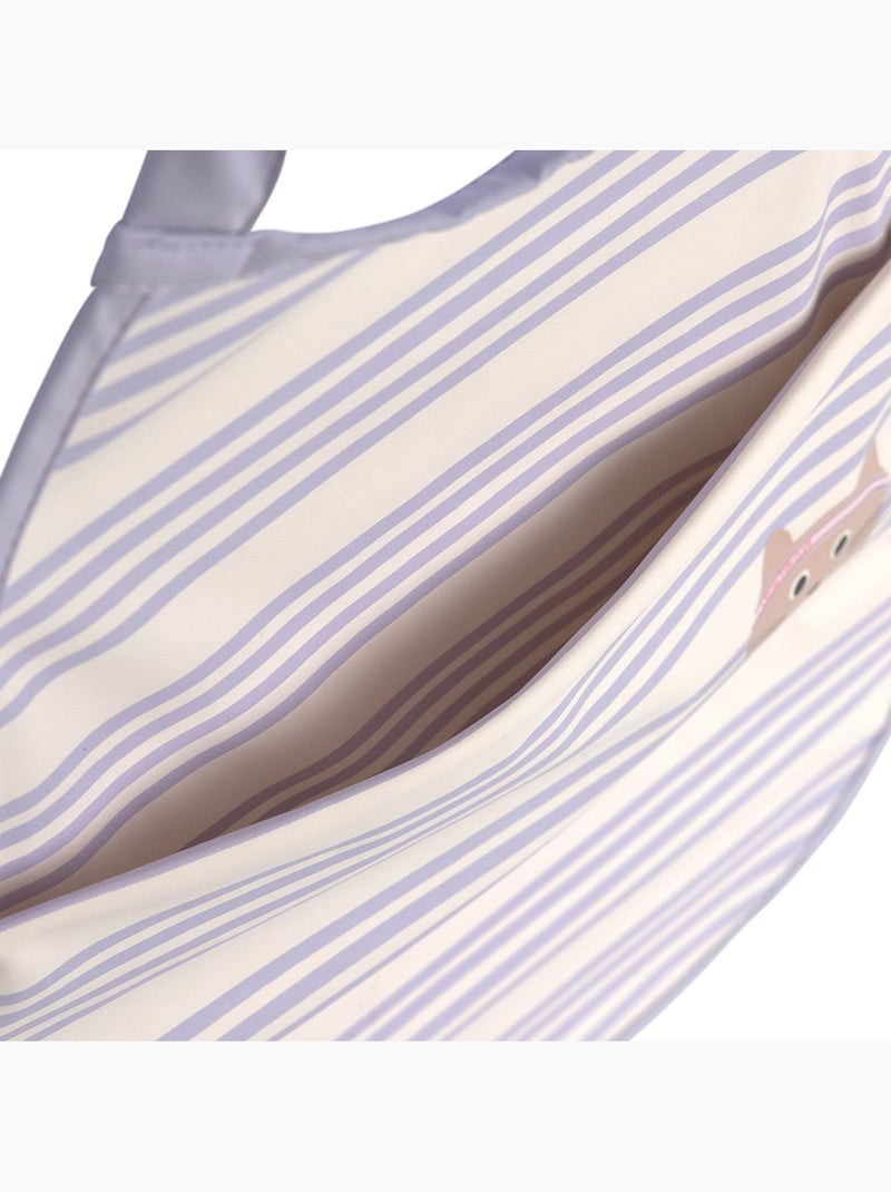 Grand bavoir avec poche Tiny Team Cat Mauve - Kiabi