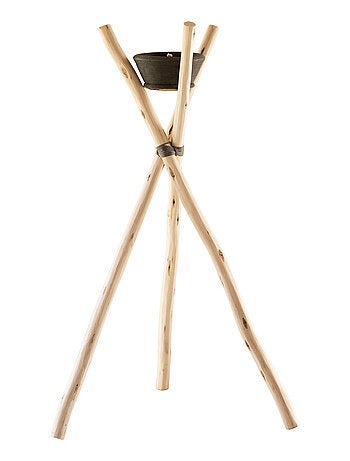 Grand bougeoir torche extérieur avec bougie