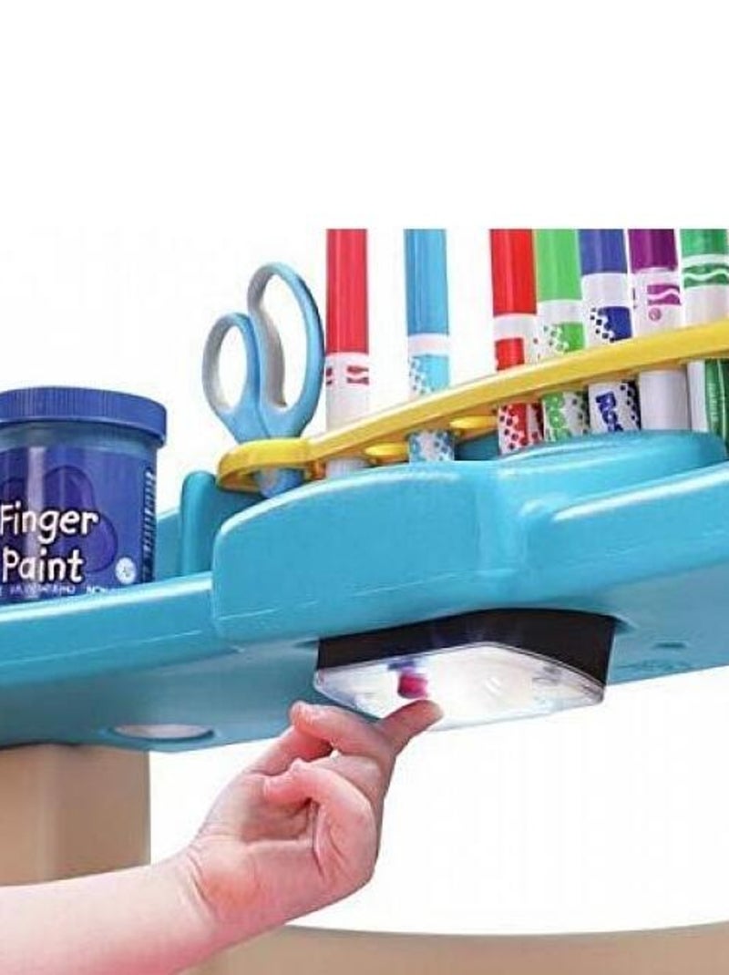 Grand bureau creatif Step2 Bleu - Kiabi