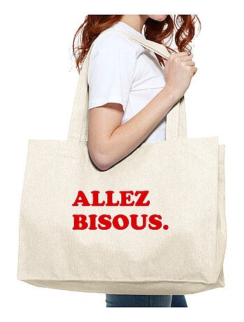 Grand cabas ALLEZ BISOUS