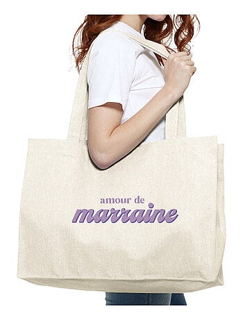 Grand cabas AMOUR DE MARRAINE
