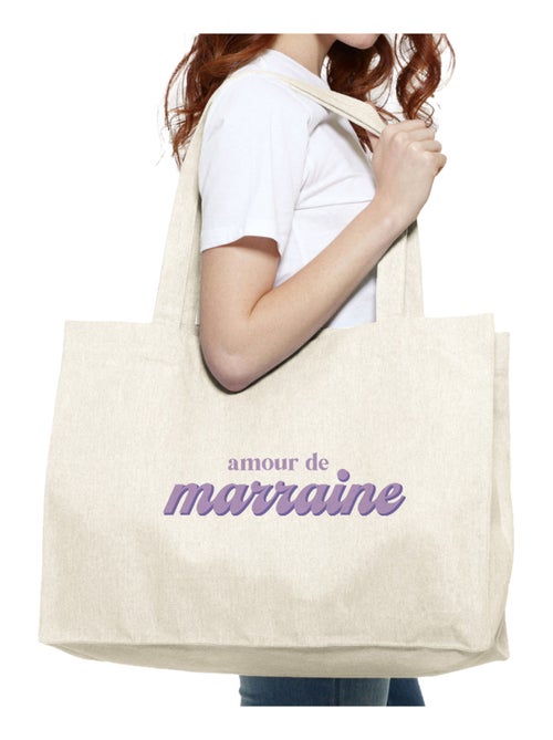 Grand cabas AMOUR DE MARRAINE - Kiabi Grand cabas AMOUR DE MARRAINE - Kiabi