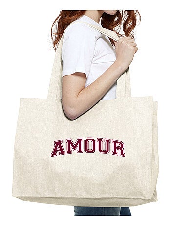 Grand cabas AMOUR TYPO USA