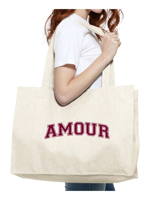 Grand cabas AMOUR TYPO USA - Kiabi