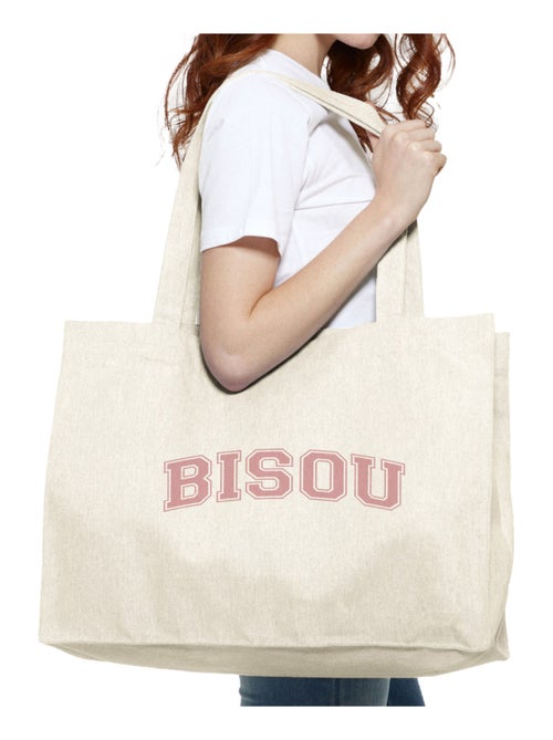 Grand cabas BISOU TYPO USA - Kiabi