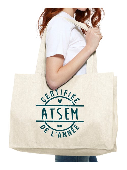Grand cabas CERTIFIÉE ATSEM DE L'ANNÉE - Kiabi