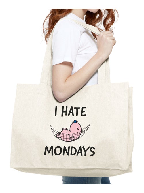 Grand cabas I HATE MONDAYS - Kiabi