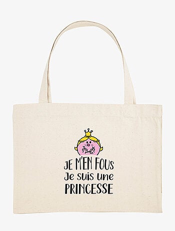 Grand cabas JE M EN FOUS JE SUIS UNE PRINCESSE