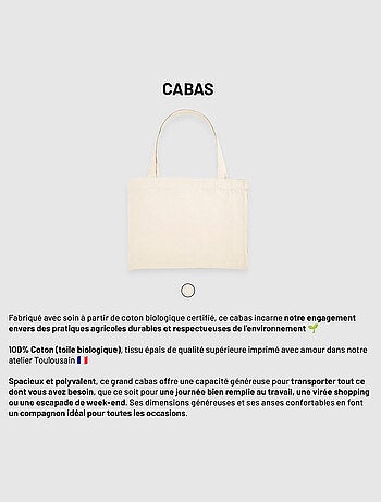 Grand cabas JE NE RÂLE PAS JE M'EXPRIME