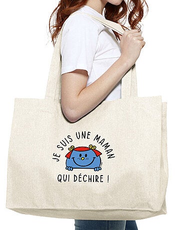 Grand cabas JE SUIS UNE MAMAN QUI DECHIRE
