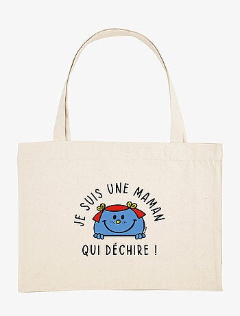 Grand cabas JE SUIS UNE MAMAN QUI DECHIRE