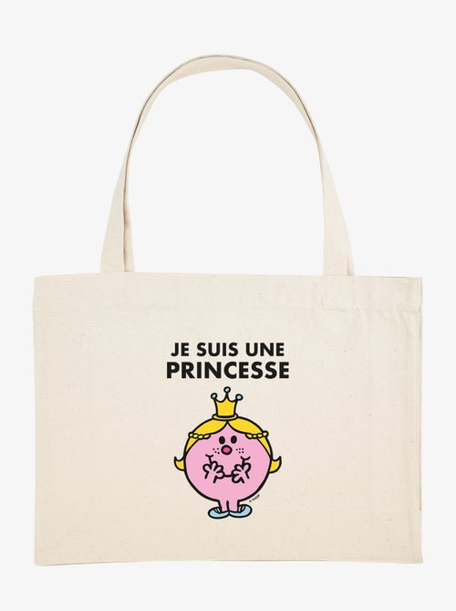 Grand cabas JE SUIS UNE PRINCESSE FACE - Kiabi