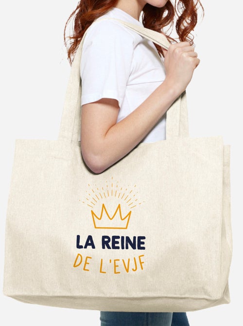 Grand cabas LA REINE DE L'EVJF - Kiabi