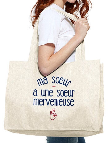 Grand cabas MA SŒUR A UNE SŒUR MERVEILLEUSE