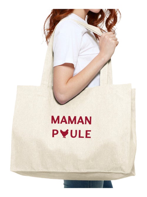 Grand cabas MAMAN POULE 2 WAF - Kiabi Grand cabas MAMAN POULE 2 WAF - Kiabi