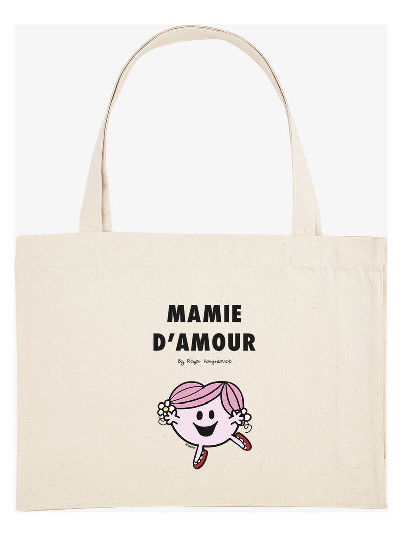 Grand cabas MAMIE D'AMOUR Beige - Kiabi