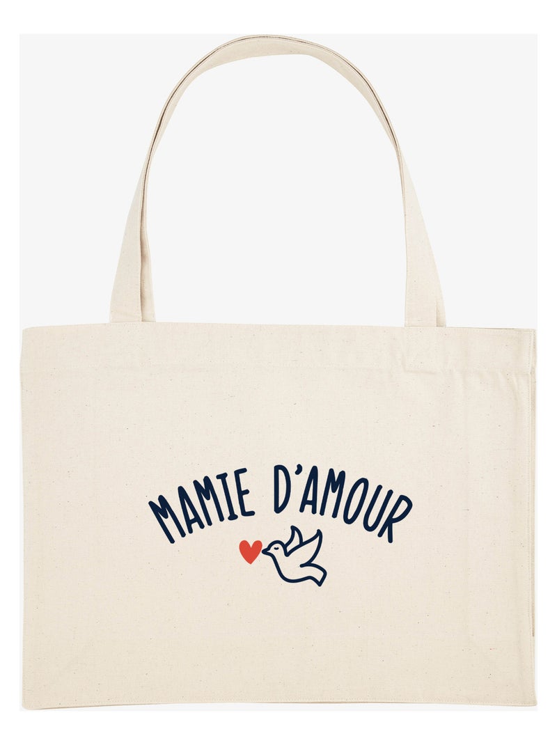 Grand cabas MAMIE D'AMOUR W Beige - Kiabi