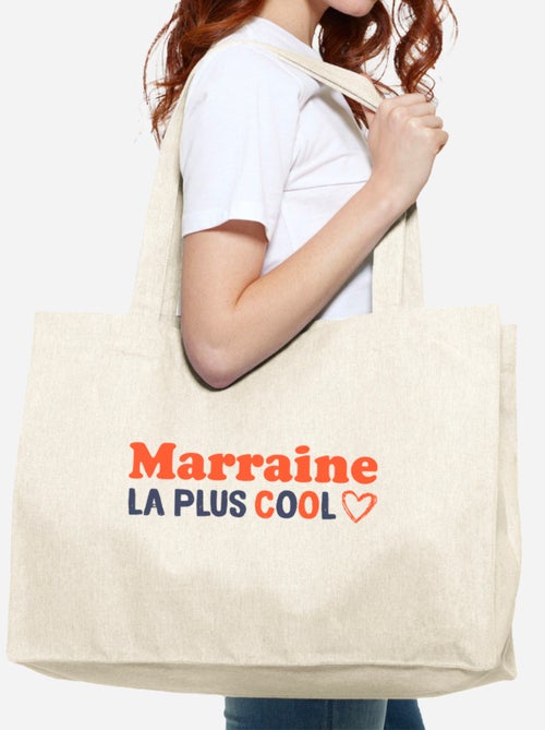 Grand cabas MARRAINE LA PLUS COOL - Kiabi