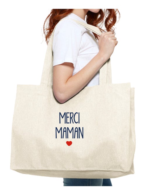 Grand cabas MERCI MAMAN MPT - Kiabi