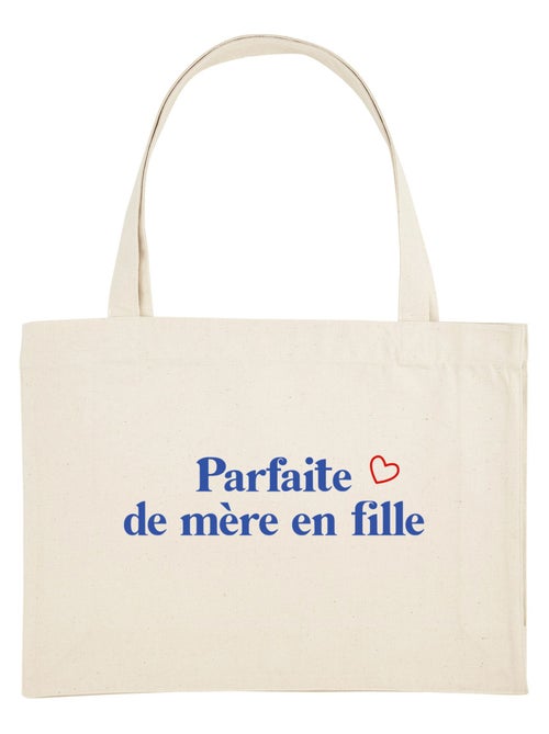 Grand cabas PARFAITE DE MÈRE EN FILLE WAF - Kiabi