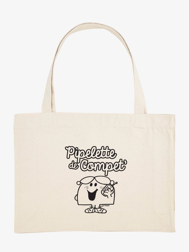 Grand cabas PIPELETTE DE COMPET' Beige - Kiabi