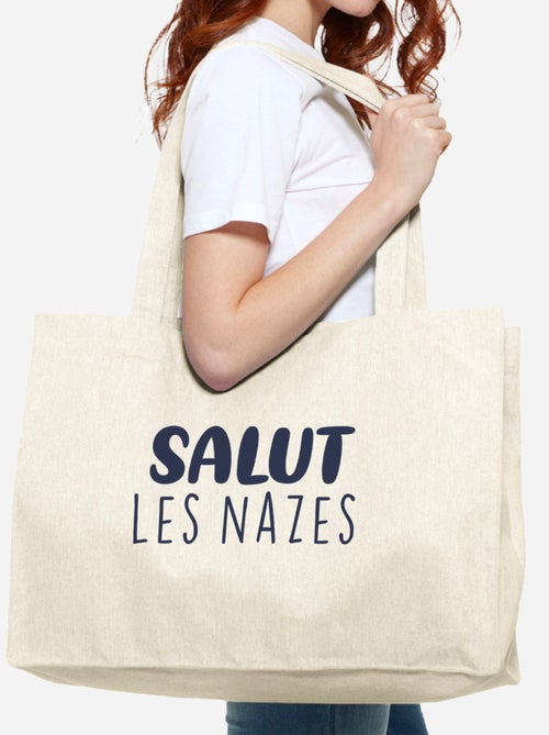 Grand cabas SALUT LES NAZES - Kiabi Grand cabas SALUT LES NAZES - Kiabi
