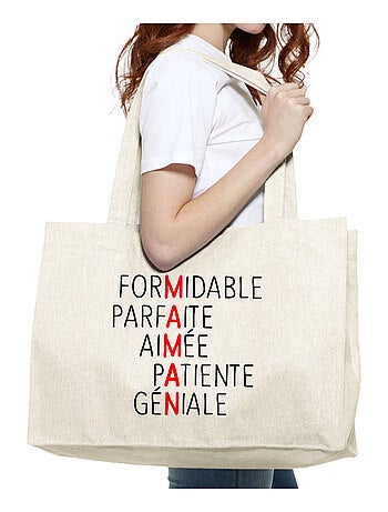 Grand cabas SCRABBLE MAMAN
