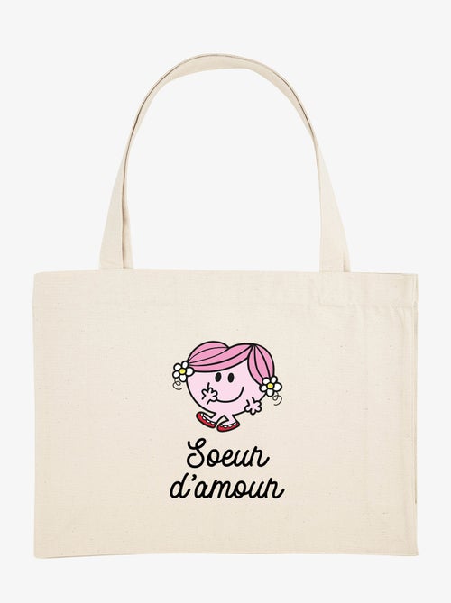 Grand cabas SOEUR D AMOUR COEUR - Kiabi