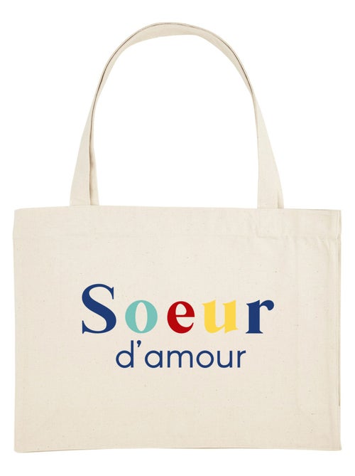 Grand cabas SŒUR D'AMOUR - Kiabi