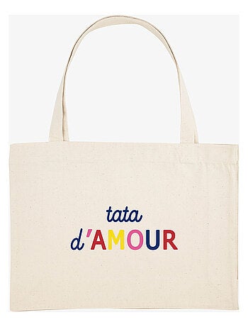 Grand cabas TATA D'AMOUR COLORÉE WAF