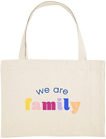 Grand cabas WE ARE FAMILY