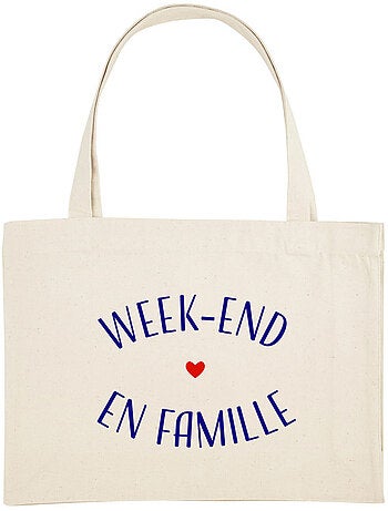 Grand cabas WEEK-END EN FAMILLE
