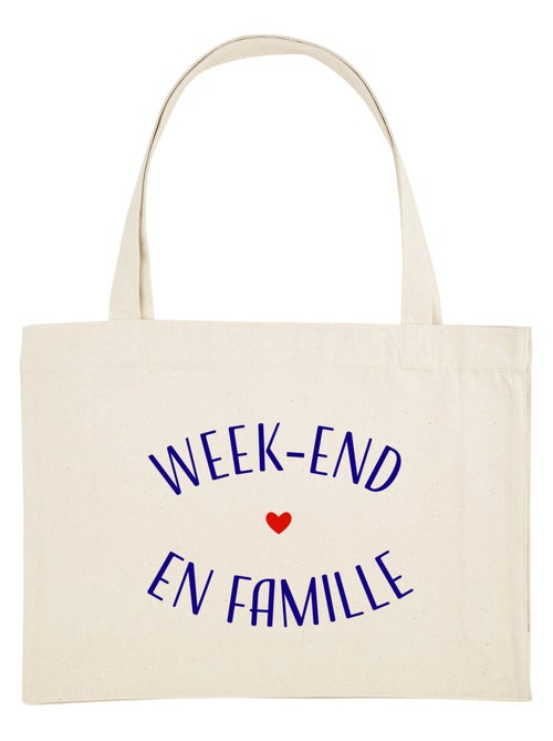 Grand cabas WEEK-END EN FAMILLE - Kiabi