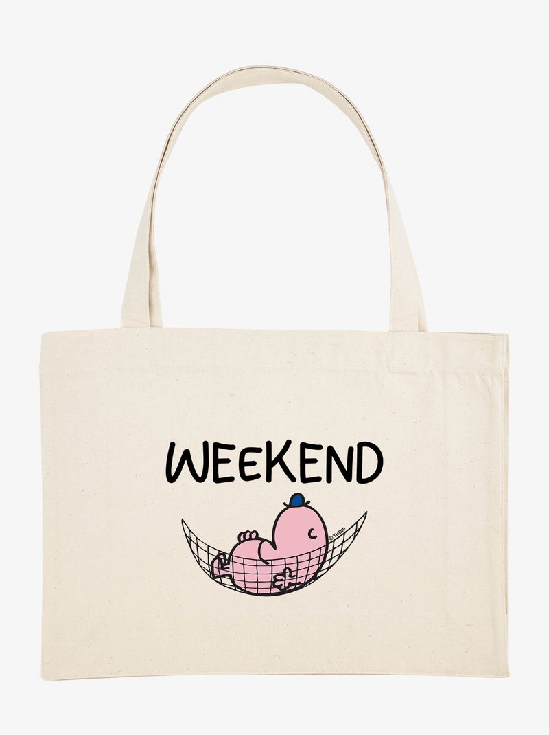 Grand cabas WEEKEND Beige - Kiabi