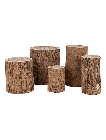 Grand cache pot en écorce de paulownia