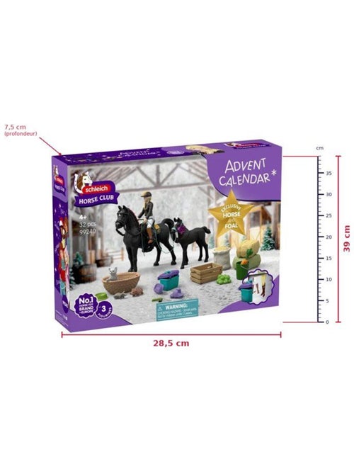 Grand calendrier de l’avent horse club 2, schleich 99179 horse club - Kiabi