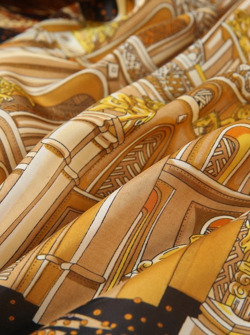 Grand carré de Soie Babylone Zoé - Kiabi